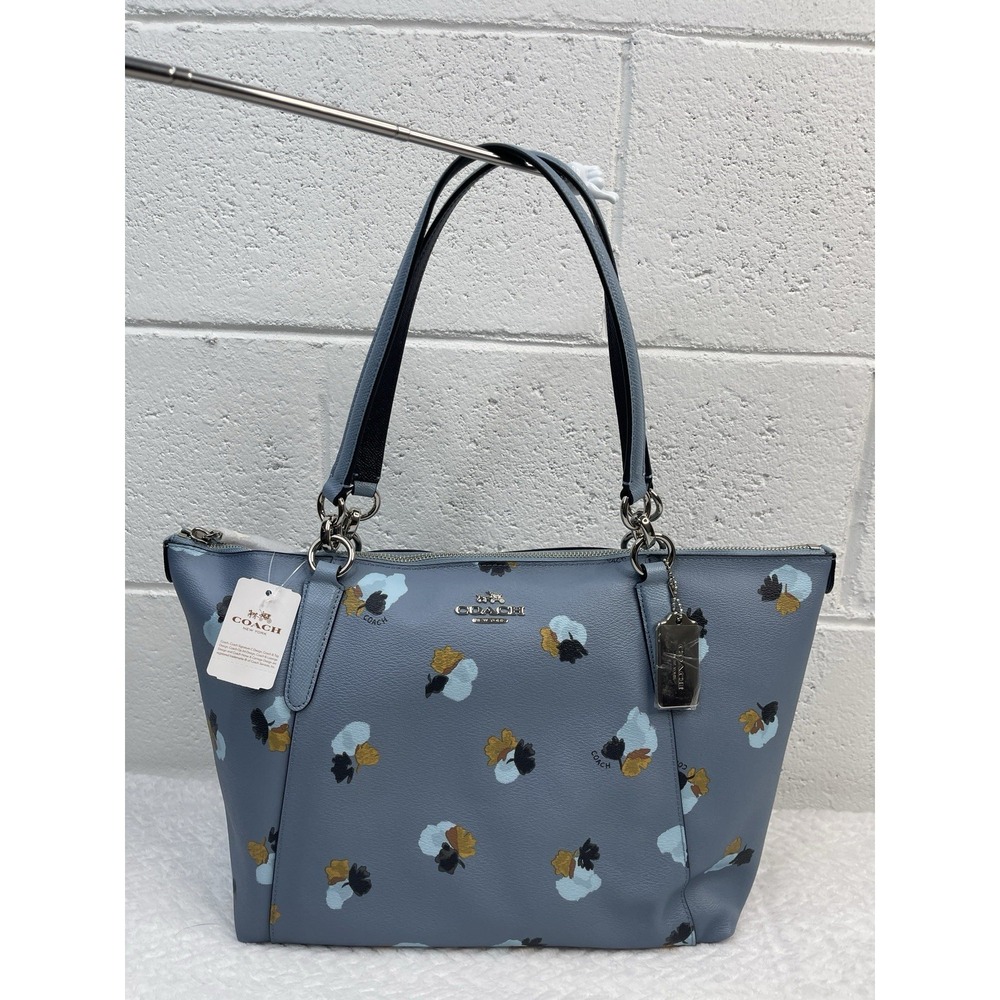 Coach Women's Ava Tote In Field Floral Print Coated Canvass Bag NWT
